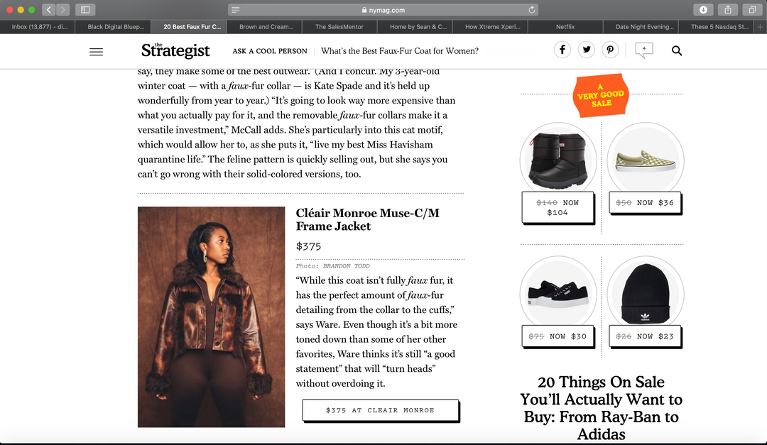 New York Magazine Feature | Cléair Monroe