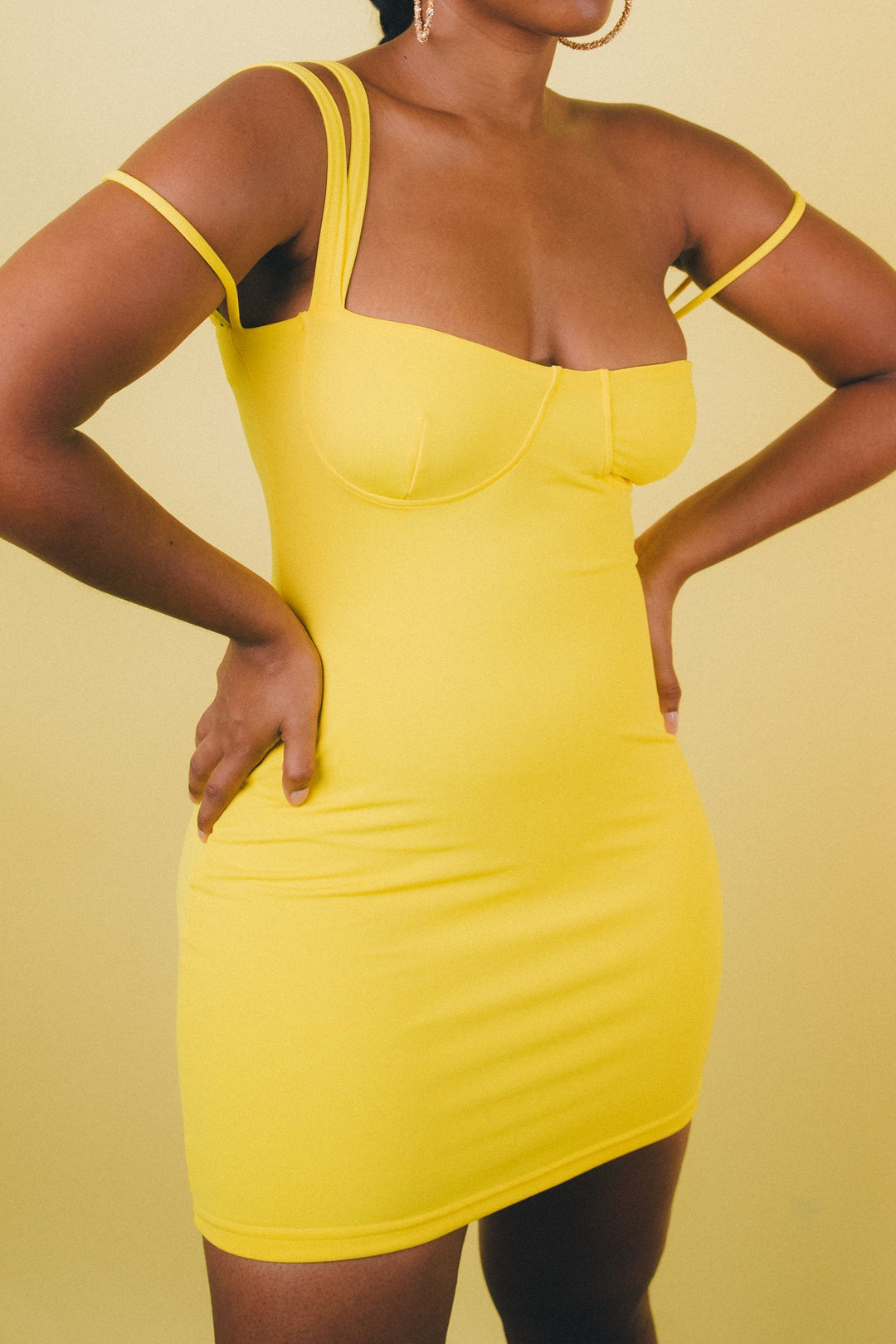 Canary Yellow Mini Dress