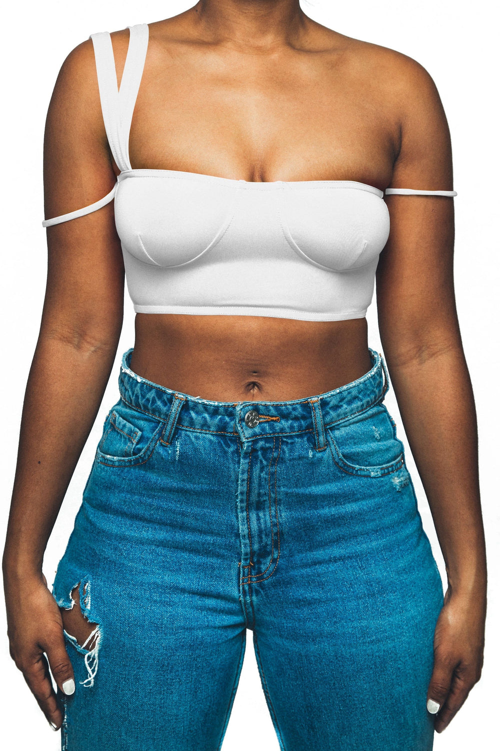 White Tri Tank