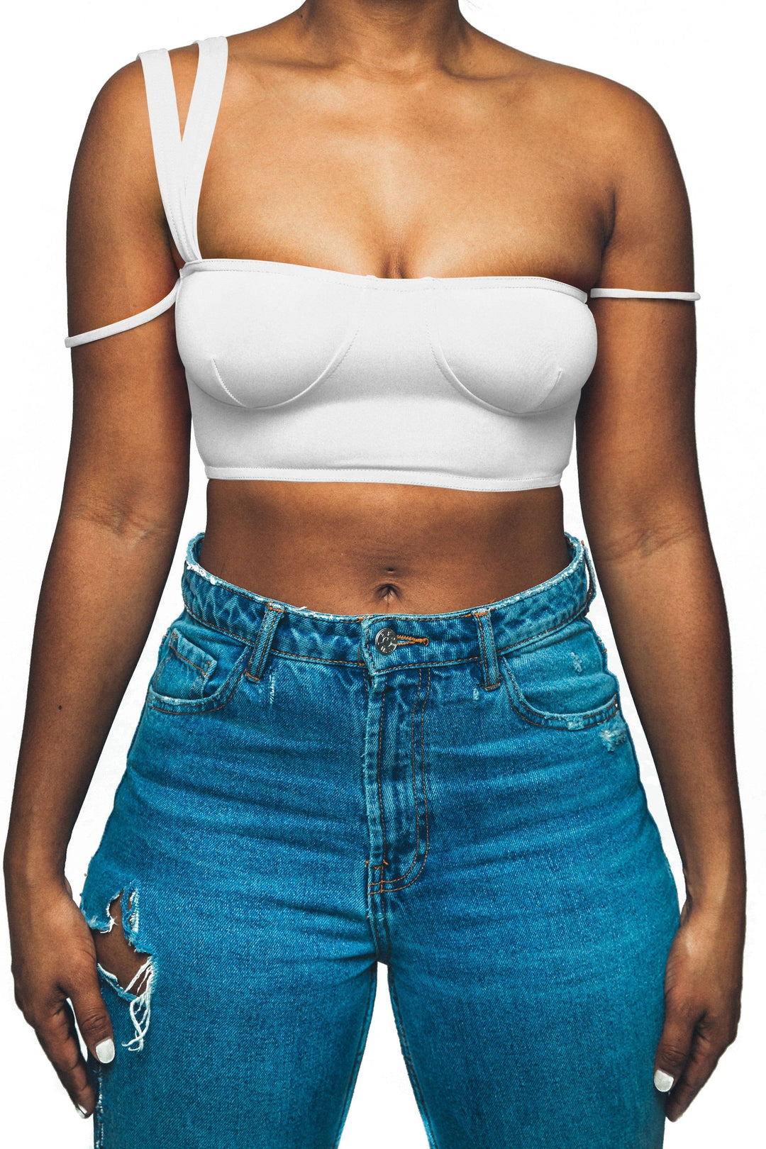White Tri Tank