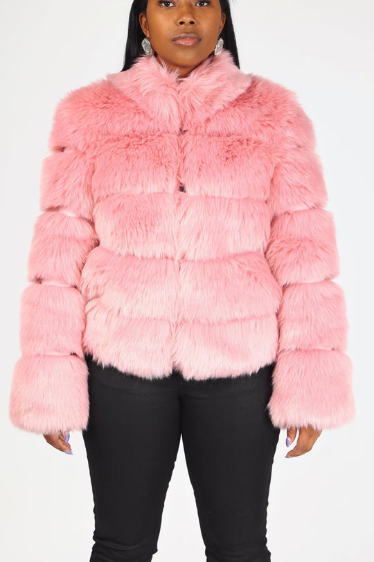 Nina Faux Fur | Pink