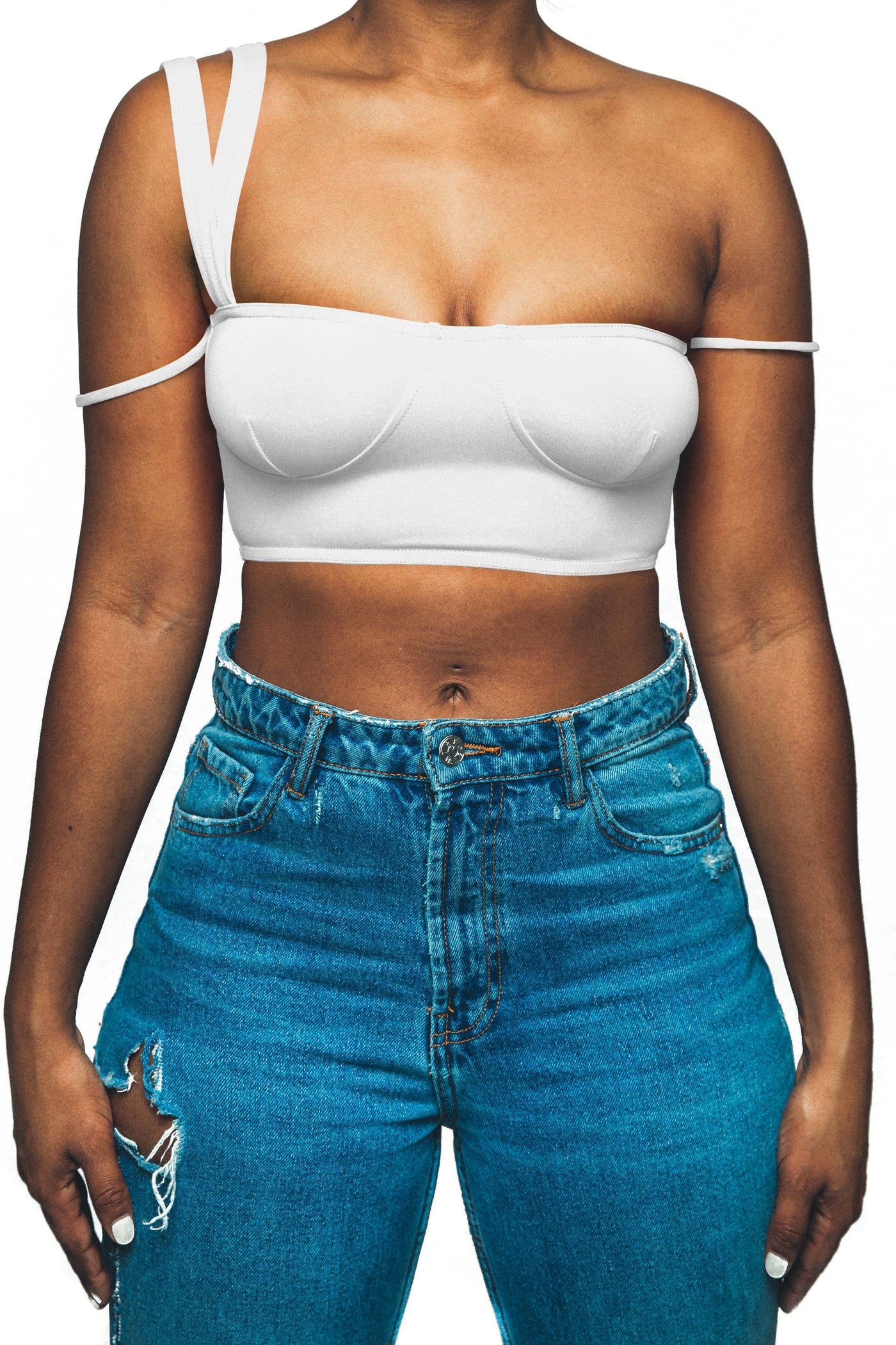 White Tri Tank