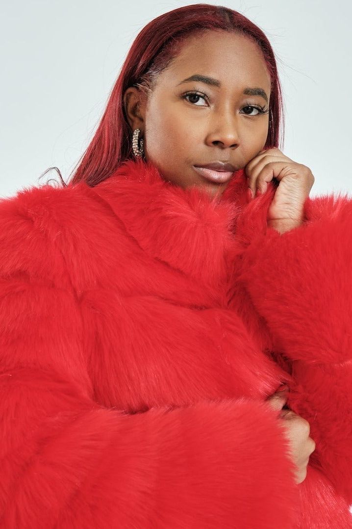 Nina Faux Fur | Red
